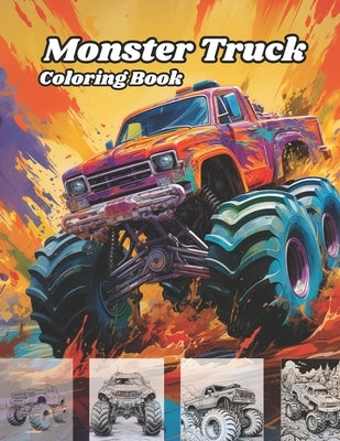 Monster Truck Coloring Book: A Journey Through Monster Truck Coloring by Shade, Simon