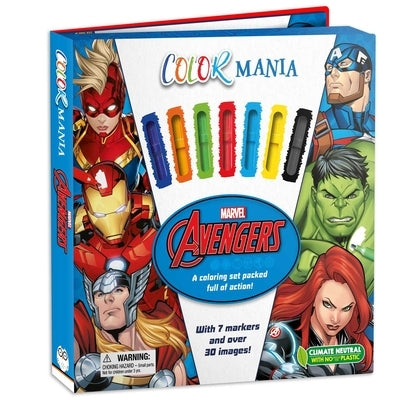 Marvel Avengers: Colormania: With 7 Felt Tip Pens and 30 Pages of Coloring by Igloobooks