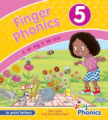 Finger Phonics Book 5: In Print Letters (American English Edition) by Wernham, Sara