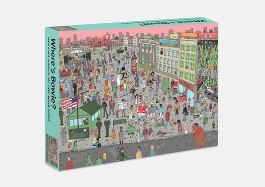 Where's Bowie?: David Bowie in Berlin: 500 Piece Jigsaw Puzzle by Gahan, Kev