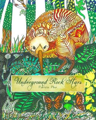 Underground Rock Stars: Adult colouring book by Pike, Patricia