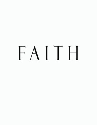 Faith: Black and White Decorative Book to Stack Together on Coffee Tables, Bookshelves and Interior Design - Add Bookish Char by Decor, Bookish Charm