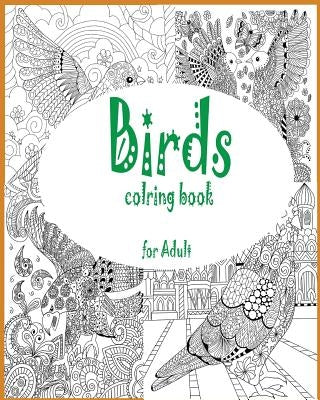 Adult coloring book: birds coloring book for adult by M. Amma