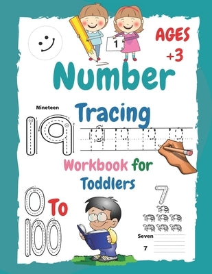 Number Tracing Workbook for Toddlers: Handwriting Alphabet, Number And Shapes Workbook For Kids, Learn numbers 0 to 100, Book for Kids and Preschooler by Assas, Adam