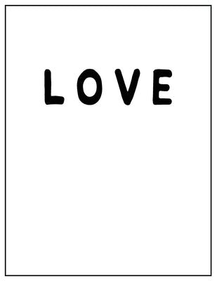 Love: Black and white Decorative Book - Perfect for Coffee Tables, End Tables, Bookshelves, Interior Design & Home Staging A by Interior Styling, Contemporary