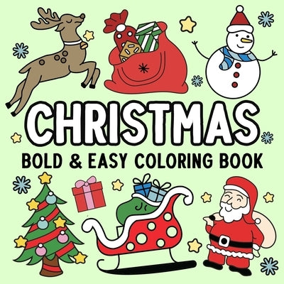 Christmas Bold and Easy Coloring Book by Hue Coloring