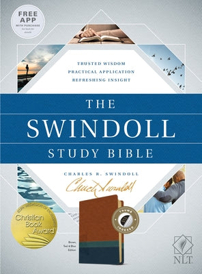 The Swindoll Study Bible NLT, Tutone by Tyndale