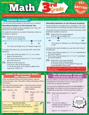 Math 3rd Grade by Barcharts Inc