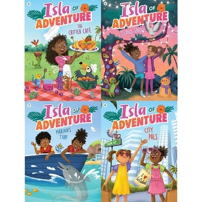 The Isla of Adventure Collected Set #2: The Critter Caf?; Island Snow; Marina's Turf; City Pals by Costa, Dela