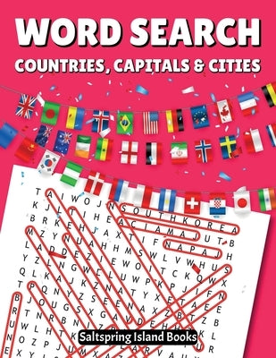 WORD SEARH countries, capitals & cities by Middleditch, Timothy