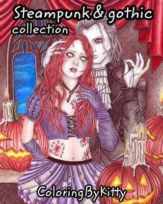 ColoringByKitty: Steampunk and gothic collection: Coloring book for adults by Chebunina, A.