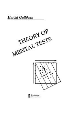 Theory of Mental Tests by Gulliksen, Harold