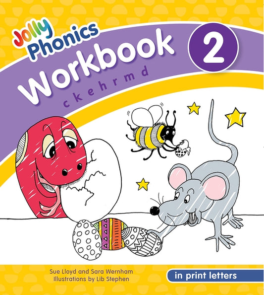 Jolly Phonics Workbook 2: In Print Letters (American English Edition) by Lloyd, Sue