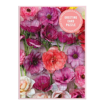 Ranunculus Greeting Card Puzzle by Galison