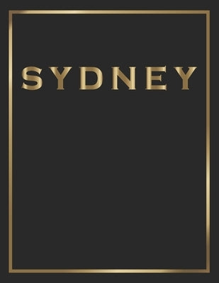 Sydney: Gold and Black Decorative Book - Perfect for Coffee Tables, End Tables, Bookshelves, Interior Design & Home Staging Ad by Interior Styling, Contemporary