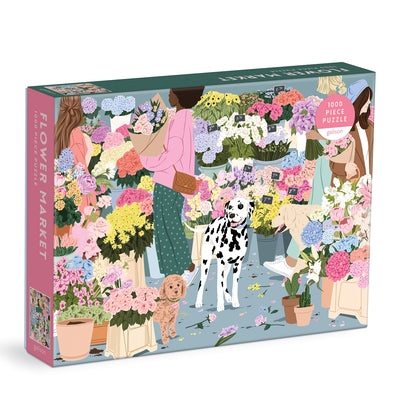 Flower Market 1000 Piece Puzzle by Galison