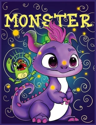 Monster Activity Book for Kids: Cute, Funny Monsters Book for Kids, Activity Book with Monster 123 Pages, Big Activity Book by Bidden, Laura