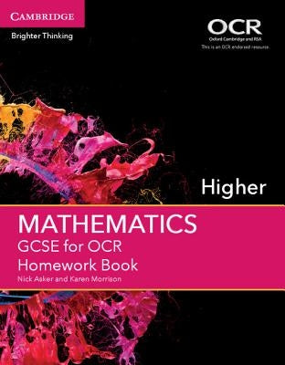 GCSE Mathematics for OCR Higher Homework Book by Asker, Nick