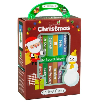 My Little Library: Christmas (12 Board Books) by Little Grasshopper Books