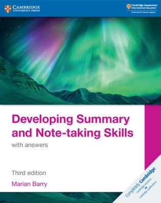 Developing Summary and Note-Taking Skills with Answers by Barry, Marian