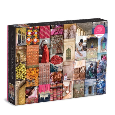 Patterns of India: A Journey Through Colors, Textiles and the Vibrancy of Rajasthan 1000 Piece Puzzle by Galison