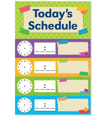 Tape It Up! Schedule Mini Bulletin Board by Scholastic