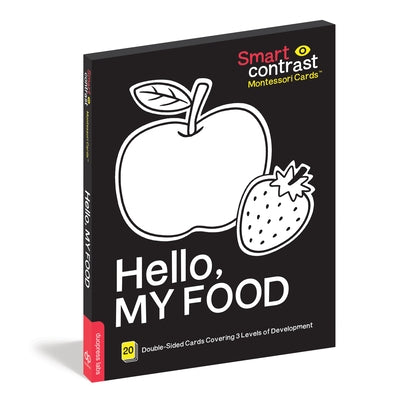 Smartcontrast Montessori Cards(r) Hello, My Food: 20 Large-Size High-Contrast Cards Perfect for Your Child's Brain Development. by Duopress Labs