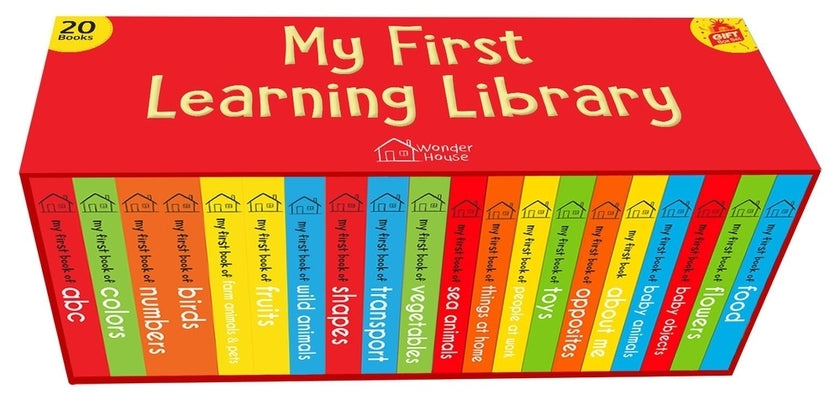 My First Complete Learning Library: Boxset of 20 Board Books Gift Set for Kids (Horizontal Design) by Wonder House Books