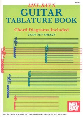 Guitar Tablature Book by Mel Bay Publications Inc