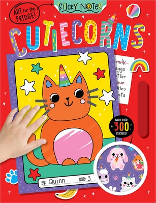 Sticky Notes Cutiecorns Coloring Book by Collingwood, Sophie