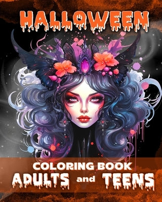 Halloween Coloring Book for Adults and Teens: Scary Halloween Illustrations for Adults and Teens to Color and Enjoy by Peay, Regina