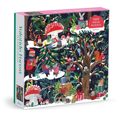 Yuletide Forest 500 Piece Puzzle by Galison