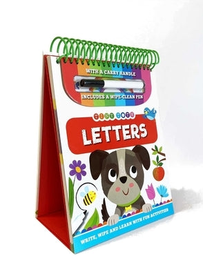 Tiny Tots Letters: Wipe Clean Book with Carry Handle and Easel by Igloobooks