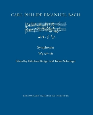 Symphonies, Wq 178-181: CPEB: CW Offprints, No. 97 by Krüger, Ekkehard