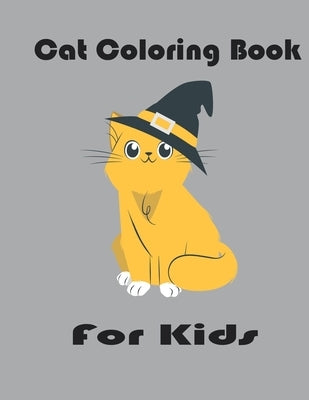 Cat Coloring Book For Kids: Cats With Hats Coloring Pages For Kids, Simple activity book 33 design 8.5*11 inches by Colore, Jean