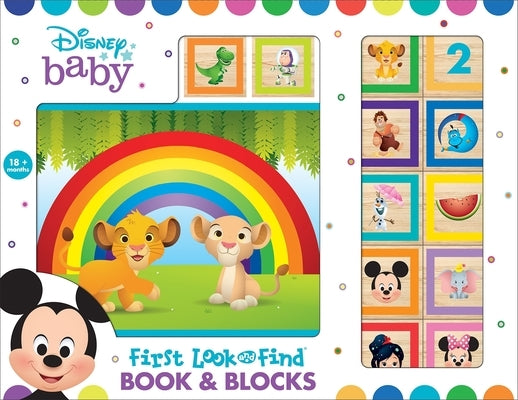 Disney Baby: First Look and Find Book & Blocks [With Blocks] by Wage, Erin Rose