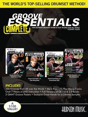 Tommy Igoe - Groove Essentials 1.0/2.0 Complete: Includes 2 Books, 2 Posters and Online Audio and Video by Igoe, Tommy