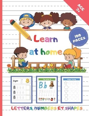 Learn at home: Activity book / notebook for writing letters and numbers / learning animals / home schooling / From 3 years / Preschoo by Book Edition, My First Activity