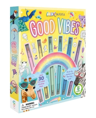 Colormania Good Vibes: With Dual-Tip Brush Pens by Igloobooks