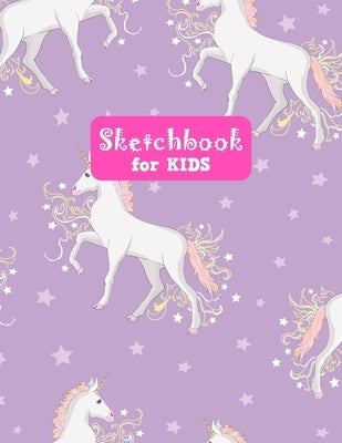 Sketchbook for Kids: Unicorn Large Sketch Book for Sketching, Drawing, Creative Doodling Notepad and Activity Book - Birthday and Christmas by Design Press, Lilly