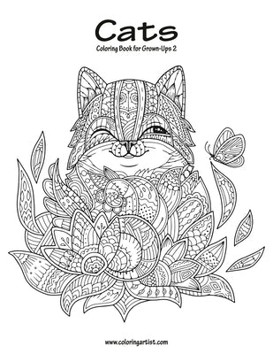 Cats Coloring Book for Grown-Ups 2 by Snels, Nick