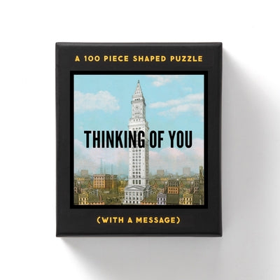 Thinking of You 100 Piece Mini Shaped Puzzle by Brass Monkey