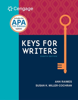 Keys for Writers (W/ Mla9e & Apa7e Updates) by Raimes, Ann