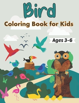 Bird Coloring Book for Kids Ages 3-6: Cute Bird Themed Coloring Pages for Boys and Girls - Includes Ducks, Owls and Peacocks by Starshine