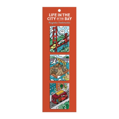 Life in the City by the Bay Magnetic Bookmarks by Galison