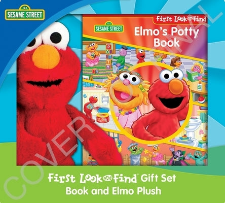 Sesame Street: Elmo's Potty Book First Look and Find Gift Set Book and Elmo Plush by Pi Kids