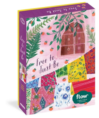 Free to Just Be 1,000-Piece Puzzle: (Flow) for Adults Families Picture Quote Mindfulness Game Gift Jigsaw 26 3/8" X 18 7/8" by Smit, Irene