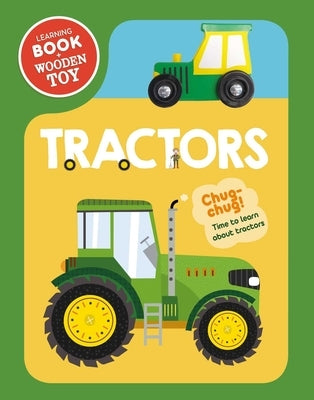 Tractors: Wooden Toy & Board Book Set by Igloobooks