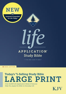 KJV Life Application Study Bible, Third Edition, Large Print (Red Letter, Hardcover) by Tyndale