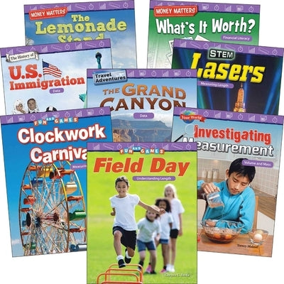 Measurement and Data: Grades 2-3 (8-Book Set) by Teacher Created Materials